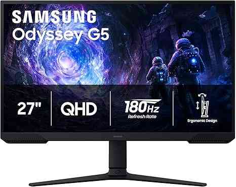 Samsung 27 Odyssey G5 (G51F) Gaming Monitor - QHD (1440P) Limareoo Tech Default Title Default Title