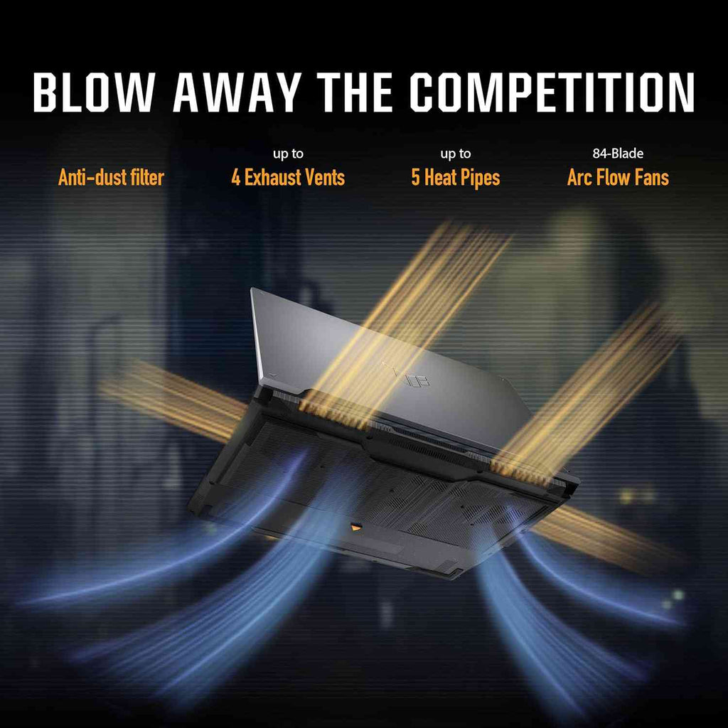 TUF Gaming F16 Gaming Laptop, 16” FHD+ 144Hz Ips-Level 16:10 Display, Intel® Core™ 5 210H, NVIDIA® Geforce RTX™ 4050, 16GB DDR5, 512GB Pcie Gen4 SSD, Wi-Fi 6, Win11 Home, FX607VU-SS53