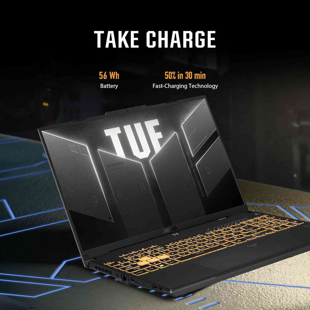 TUF Gaming F16 Gaming Laptop, 16” FHD+ 144Hz Ips-Level 16:10 Display, Intel® Core™ 5 210H, NVIDIA® Geforce RTX™ 4050, 16GB DDR5, 512GB Pcie Gen4 SSD, Wi-Fi 6, Win11 Home, FX607VU-SS53