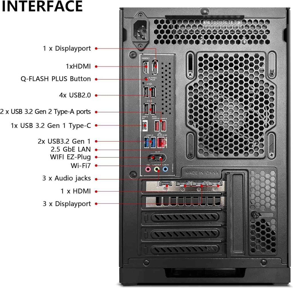 Limareoo Tech KOTIN Prebuilt Gaming PC Desktop Computer, Ryzen 7 9700X USD Vietnam Default Title Default Title