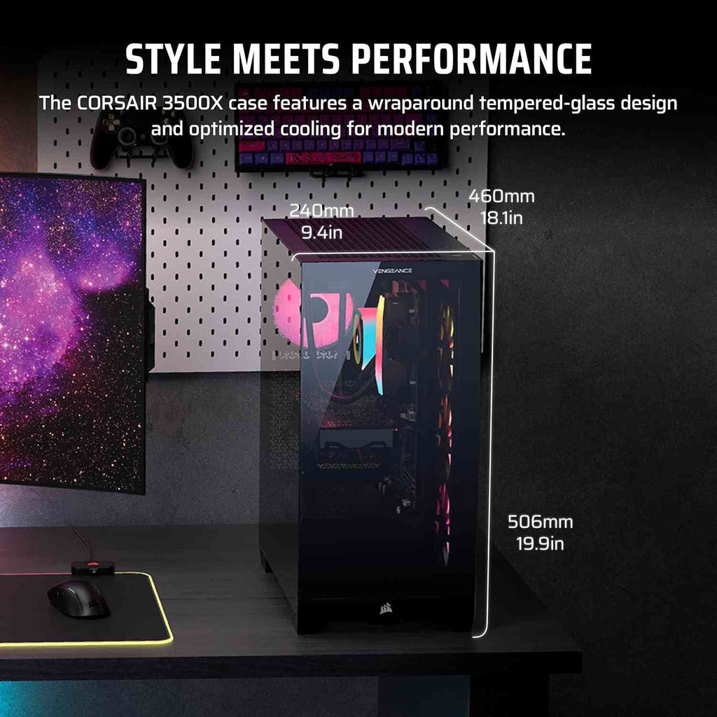 Corsair Vengeance i7500 Gaming PC – Liquid Cooled Intel Core i9-14900KF CPU Default Title USD Limareoo Tech