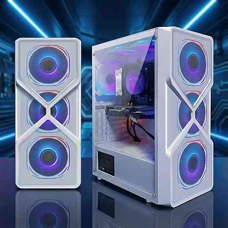STGAubron Gaming PC Computer Desktop, AMD Ryzen 5 5500 up to 4.2GHz Limareoo Tech Default Title Default Title