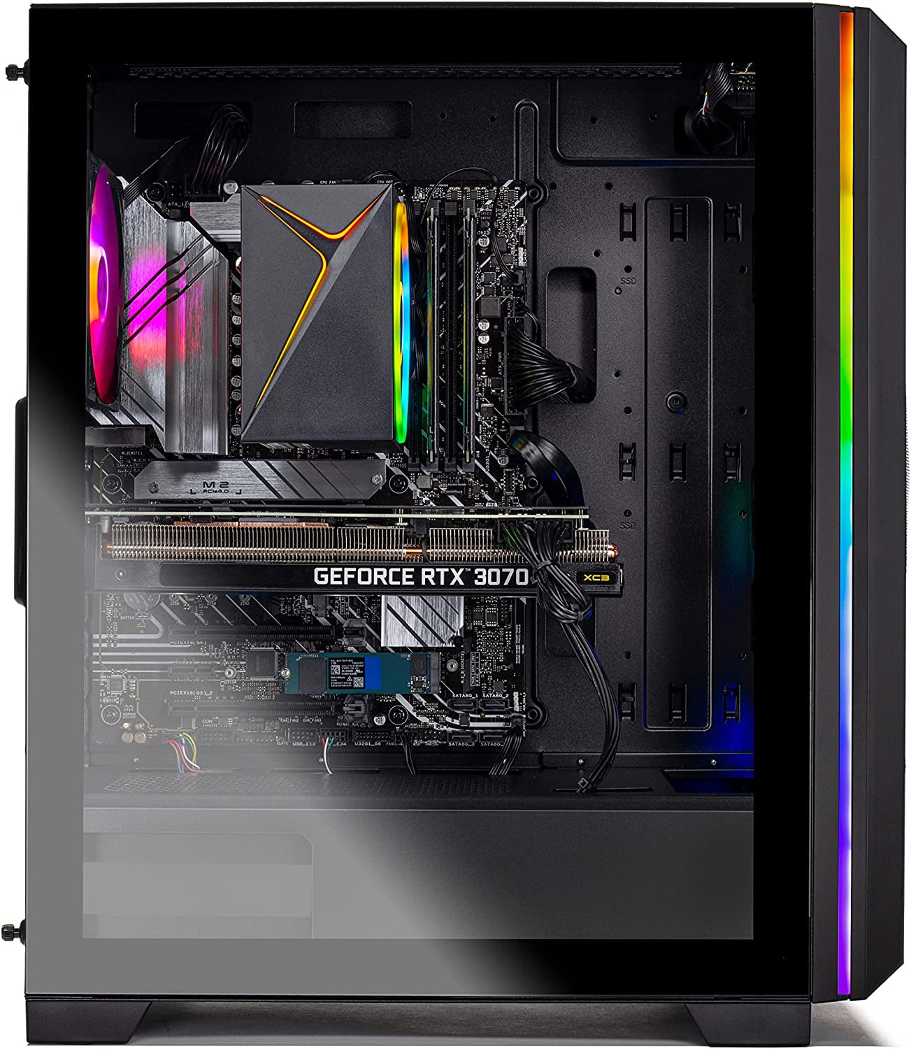 Skytech Gaming Chronos Gaming PC Desktop – INTEL Core I7 12700K 3.6 Ghz, RTX 3080, 1TB NVME SSD, 32G DDR5, 750W GOLD PSU, AC Wi-Fi, Windows 10 Home 64-Bit