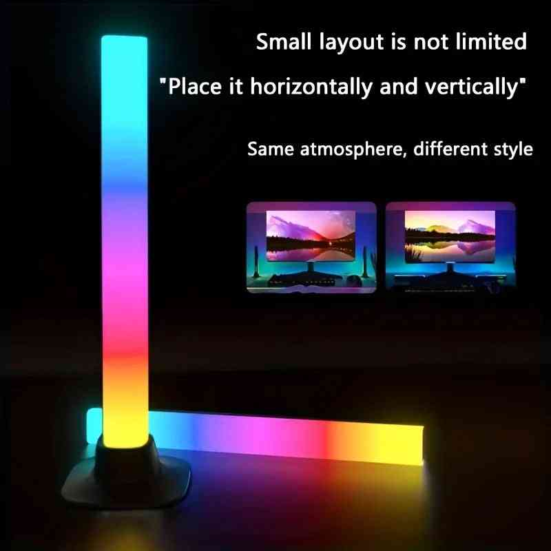 RGB Gaming Desktop Background Light Bar Computer Atmosphere Decoration Lighting Night Eye Protection Reading Lamp Ulamp APP