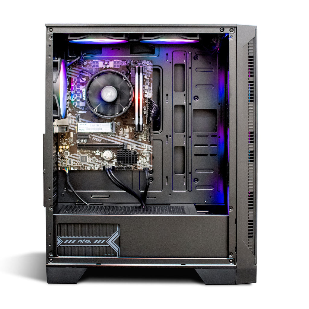 Desktop Computer, Ryzen 7 5700G, 16GB DDR4, 512GB SSD, W11, Black