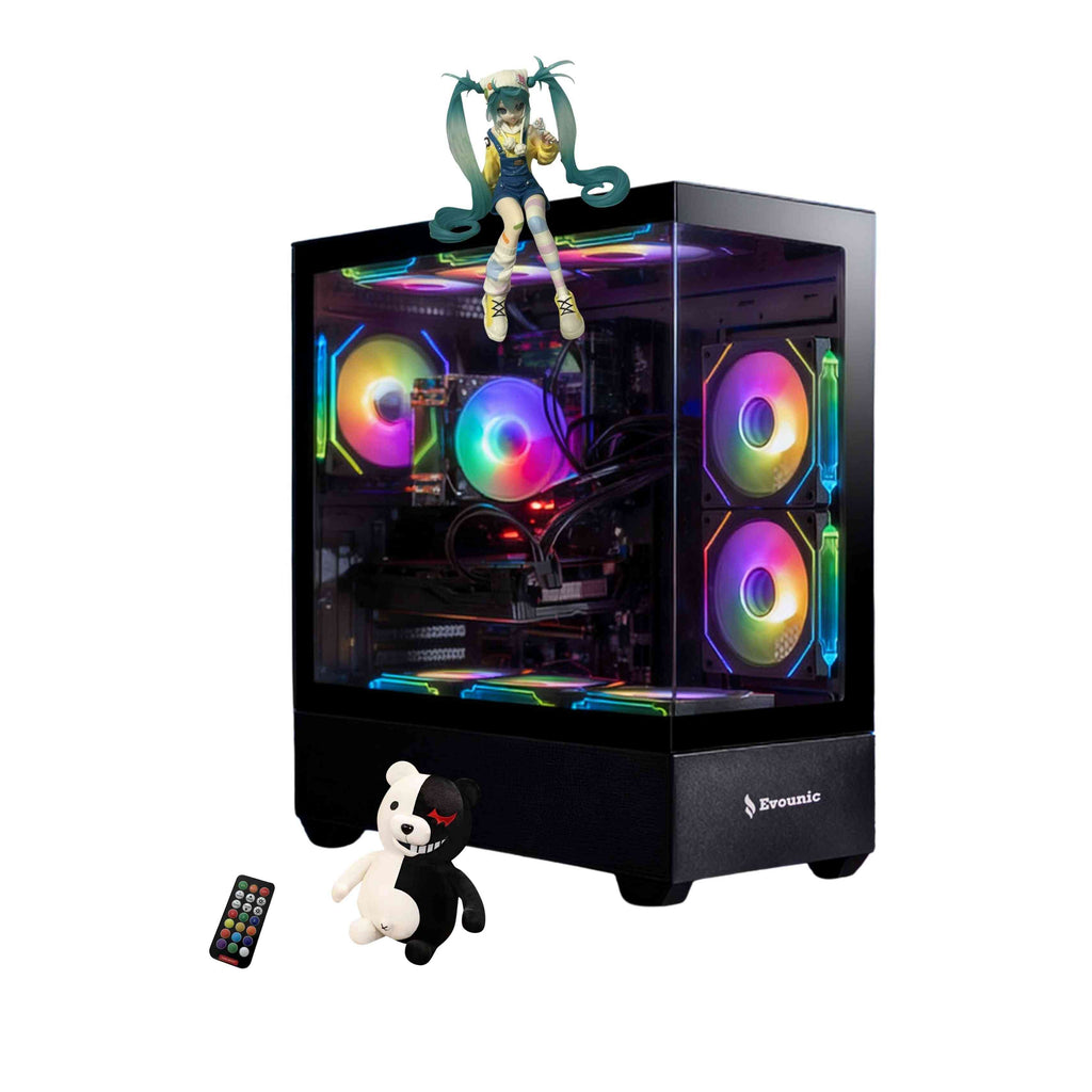 Gamer Master Gaming Desktop PC, AMD Ryzen 7 5800X, NVIDIA Geforce RTX 2080, 16GB DDR4 RAM, 1TB SSD, 650W Power Supply, Wifi 6/Bluetooth 5.4,9*ARGB Fan, Windows 11