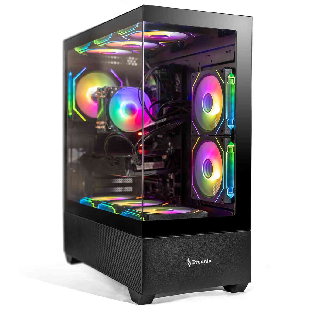 Gamer Master Gaming Desktop PC, AMD Ryzen 7 5800X, NVIDIA Geforce RTX 2080, 16GB DDR4 RAM, 1TB SSD, 650W Power Supply, Wifi 6/Bluetooth 5.4,9*ARGB Fan, Windows 11