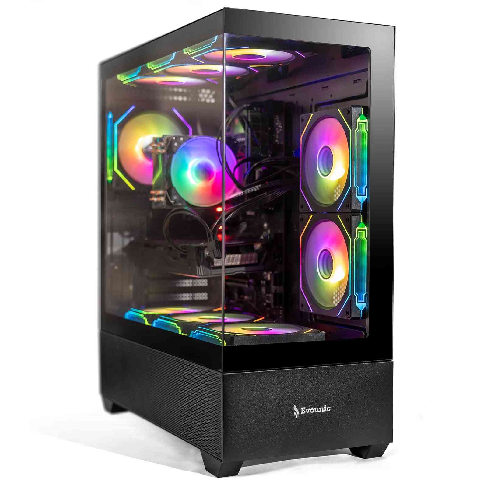 Gamer Master Gaming Desktop PC, AMD Ryzen 7 5800X, NVIDIA Geforce RTX 2080, 16GB DDR4 RAM, 1TB SSD, 650W Power Supply, Wifi 6/Bluetooth 5.4,9*ARGB Fan, Windows 11