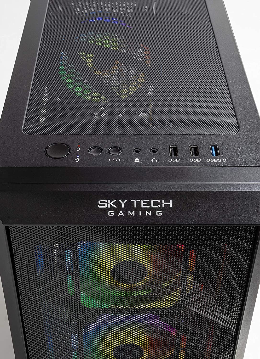 Skytech Gaming Chronos Gaming PC Desktop – INTEL Core I7 12700K 3.6 Ghz, RTX 3080, 1TB NVME SSD, 32G DDR5, 750W GOLD PSU, AC Wi-Fi, Windows 10 Home 64-Bit