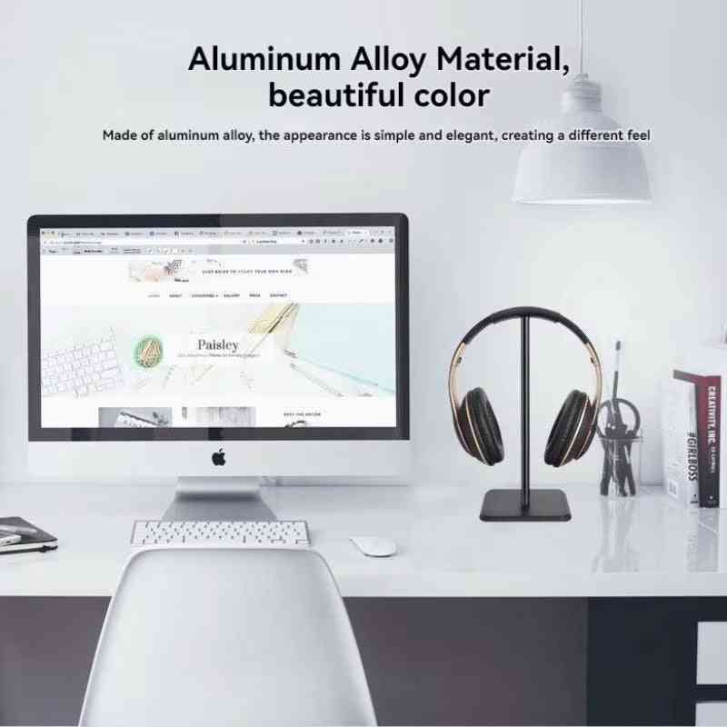 Universal Portable Gaming Desktop Headphone Support Holder Headset Holder Stable Stand Earphone Accessorise Headset Display Rack