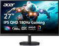 Acer Nitro 27 Inch QHD 2560 X 1440 IPS Gaming Monitor | AMD Freesync | up to 180Hz Refresh | up to 0.5Ms | DCI-P3 95% | HDR 10 Support | One Display Port 1.2 & Two HDMI 2.0 | KG271U N3Bmiipx