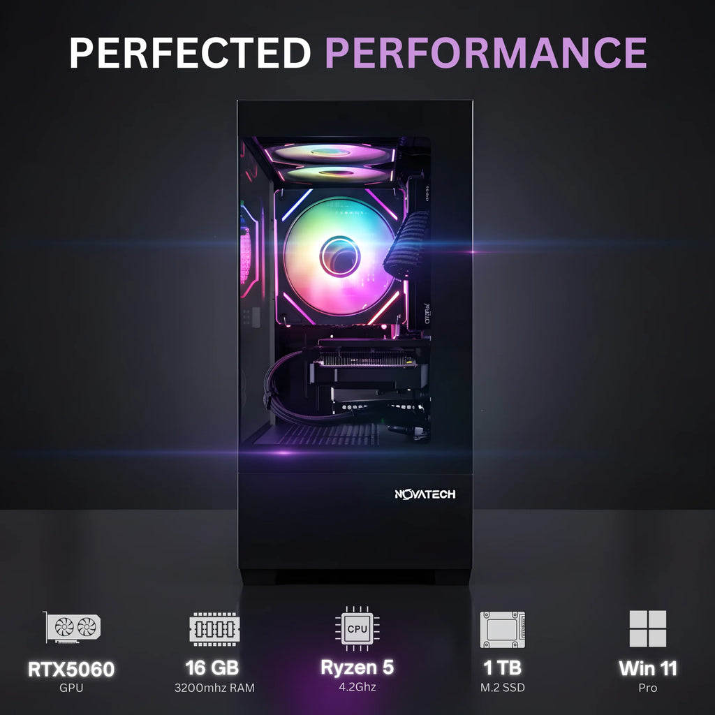 Prebuilt Gaming PC with RTX 5060 and Ryzen 5