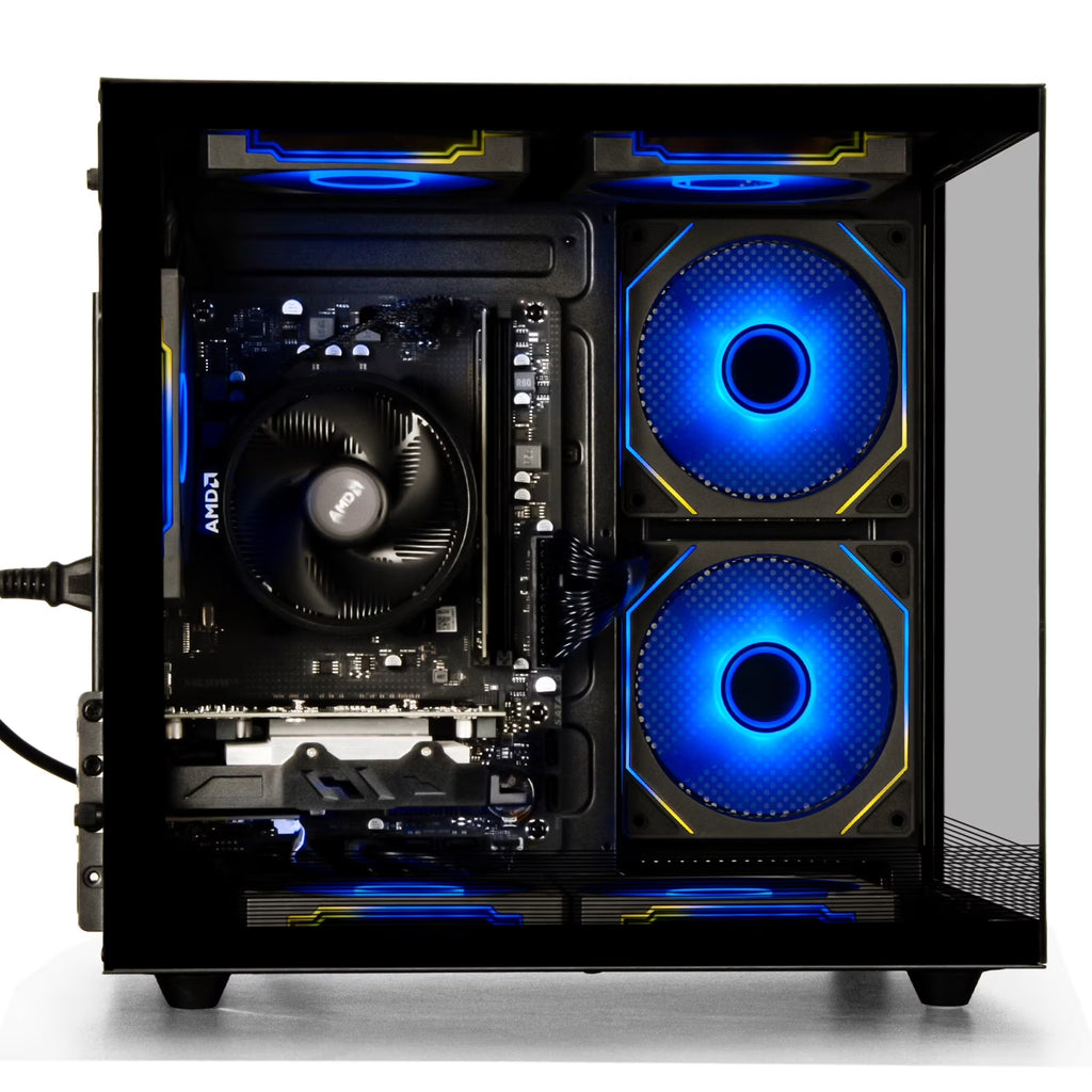 Gaming Desktop PC, AMD Ryzen 5 3500X, 16GB RAM, 512GB SSD, RX560 4G, Wifi6,Black