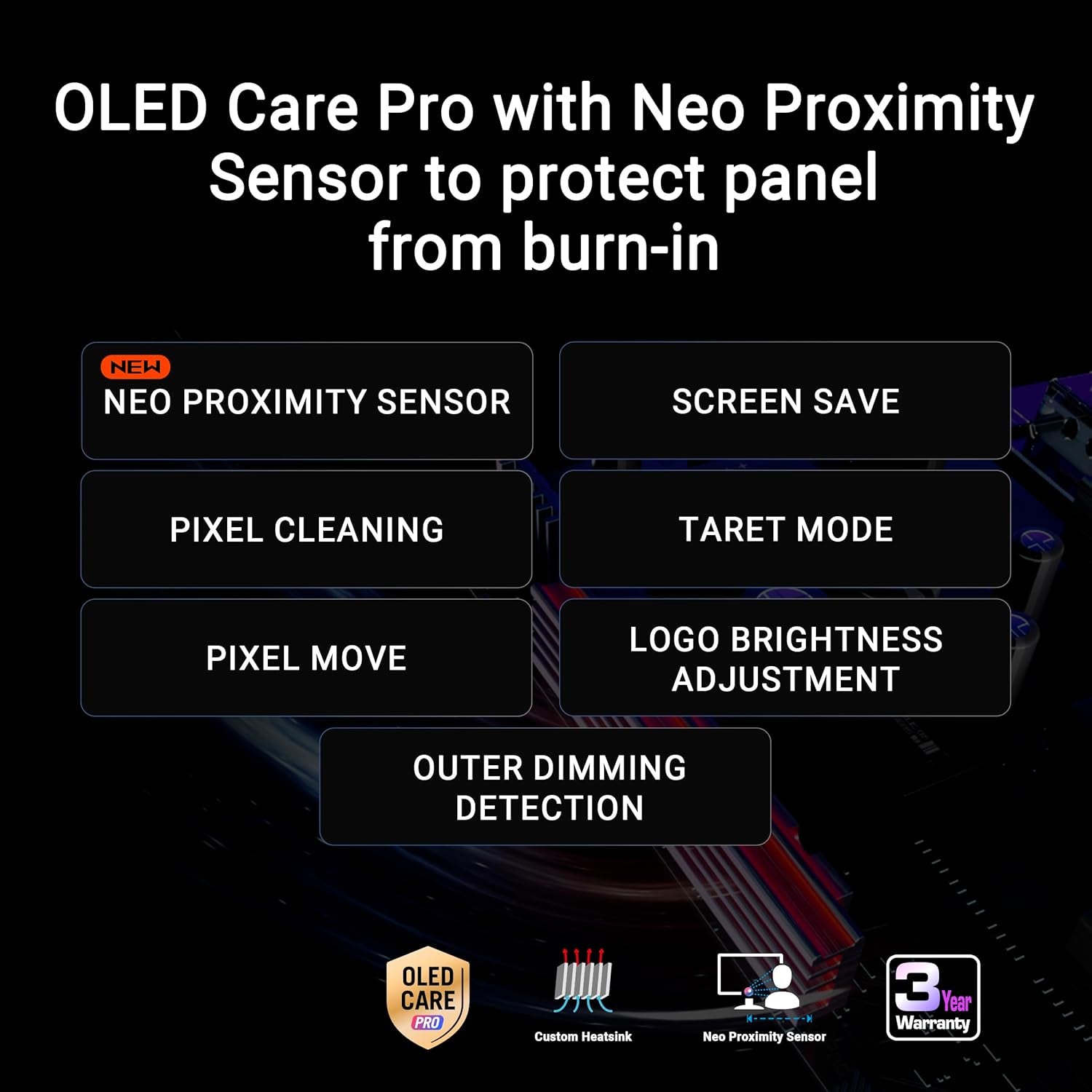 ASUS ROG Strix 27” OLED Gaming Monitor (XG27AQDMGR) - 27-Inch (26.5-Inch Viewable) 1440P Trueblack Glossy, 240 Hz, Neo Proximity Sensor, OLED Care Pro, ELMB, Displaywidget Center