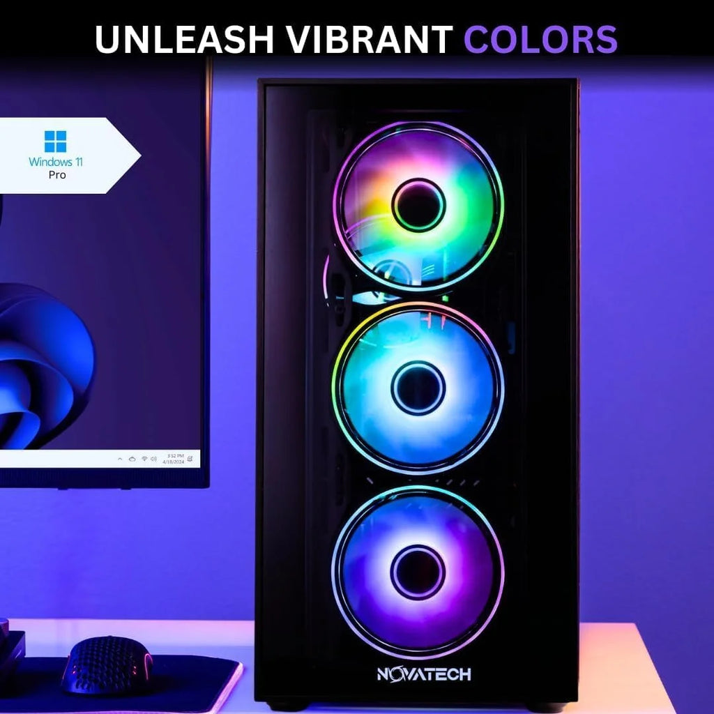 High-performance gaming desktop with RTX 5060