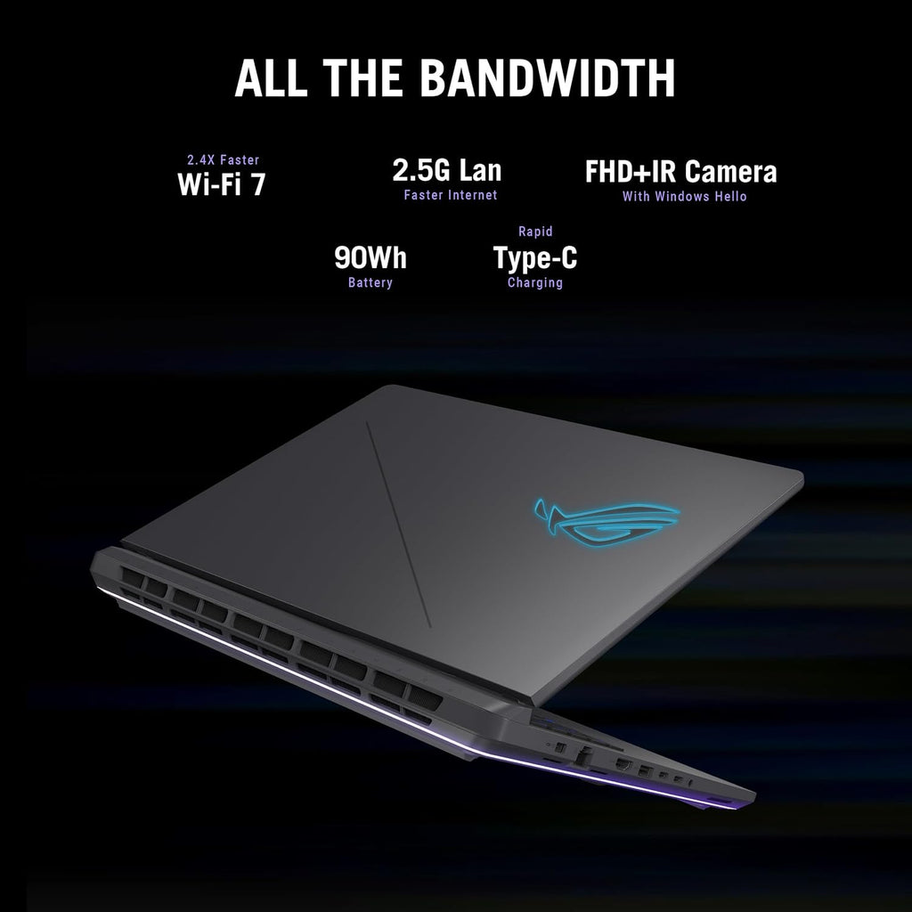 ASUS ROG Strix G16 (2025) Gaming Laptop, 16” FHD+ 16:10 165Hz/3Ms Display, NVIDIA® Geforce RTX™ 5050 Laptop GPU, Intel® Core™ I7 Processor 14650HX, 16GB DDR5, 1TB Pcie Gen 4 SSD, Wi-Fi 7, Win 11 Home
