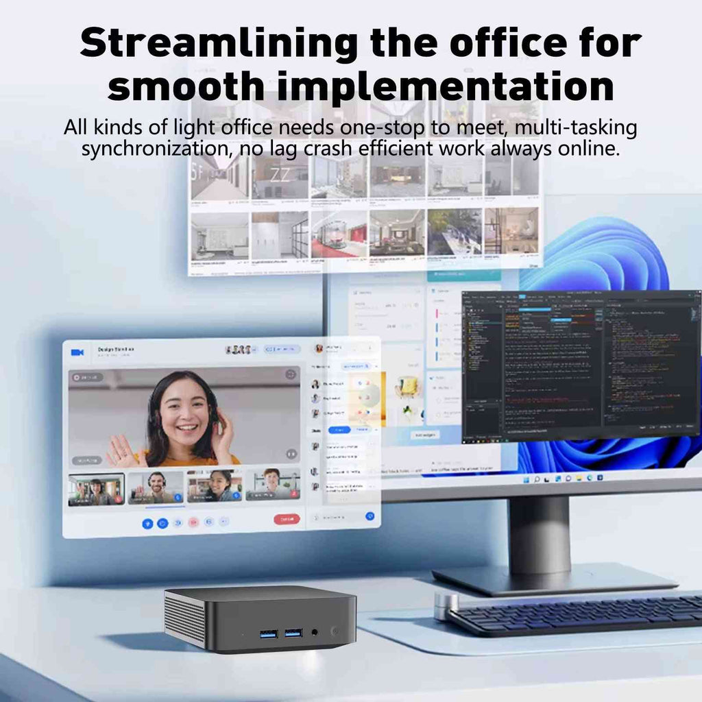 Protable Gaming Mini PC Windows11 Intel Core I9 10980HK 16GB DDR4 1TB SSD Wifi6 M.2 SSD UHD Graphics 1000Mbps Ethernet Mini PC
