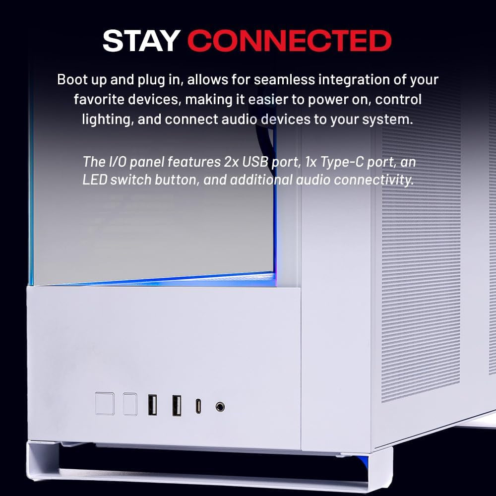 Skytech Gaming Archangel 5 Gaming PC, AMD Ryzen 7 7700 3.8Ghz, NVIDIA RTX 5060, 1TB Nvme SSD, 32GB DDR5 RAM 6000, 750W Gold PSU, Wi-Fi, Win 11, Desktop